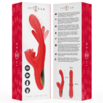 Jessica Vibratore Multifunzione Stimolazione Clitoride 24,8 Cm Rosso - Intense - immagine 8