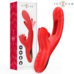 Jessica Vibratore Multifunzione Stimolazione Clitoride 24,8 Cm Rosso - Intense