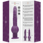 Vibratore Multifunzione Tatum Con Vibrazione Su E Gi? 24 Cm Viola - Intense - immagine 8