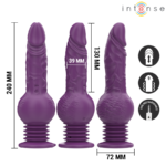 Vibratore Multifunzione Tatum Con Vibrazione Su E Gi? 24 Cm Viola - Intense - immagine 3
