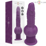 Vibratore Multifunzione Tatum Con Vibrazione Su E Gi? 24 Cm Viola - Intense