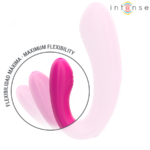 Janet Dual Stimolatore E Vibratore A Forma Di U Con Telecomando Rosa - Intense - immagine 6
