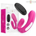 Janet Dual Stimolatore E Vibratore A Forma Di U Con Telecomando Rosa - Intense