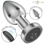 Plug Anale 10 Vibrazioni Metallo Con Telecomando M - Intense - immagine 3