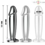 Anal Plug 10 Vibrazioni Dildo Metallo Con Telecomando M - Intense - immagine 5