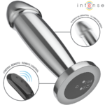 Anal Plug 10 Vibrazioni Dildo Metallo Con Telecomando M - Intense - immagine 3