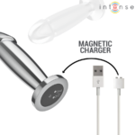 Anal Plug 10 Vibrazioni Dildo Metallo Con Telecomando M - Intense - immagine 7