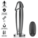 Anal Plug 10 Vibrazioni Dildo Metallo Con Telecomando S - Intense - immagine 2