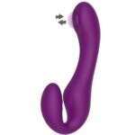 Vibratore 2 In 1 Strapless Strap-On Con Telecomando Viola - Xocoon - immagine 7