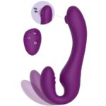 Vibratore 2 In 1 Strapless Strap-On Con Telecomando Viola - Xocoon - immagine 8