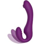 Vibratore 2 In 1 Strapless Strap-On Con Telecomando Viola - Xocoon - immagine 4