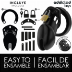 Gabbia Per Pene Obsidian Hold Taglia M - Addicted Toys Locked - immagine 5