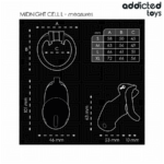 Mindnight Cell Gabbia Per Pene Taglia L - Addicted Toys Locked - immagine 5