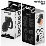 Mindnight Cell Gabbia Per Pene Taglia L - Addicted Toys Locked - immagine 6