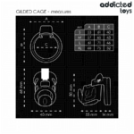 Gabbia Per Pene Gilden Cage 8,5 Cm - Addicted Toys Locked - immagine 5