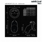 Mindnight Cell Gabbia Per Pene Taglia M - Addicted Toys Locked - immagine 5