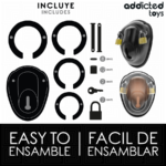 Gabbia Per Pene Senza Chiave 11,5 Cm - Addicted Toys Locked - immagine 4