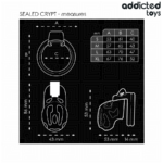 Gabbia Per Pene Sigillata Crypt 8 Cm - Addicted Toys Locked - immagine 5