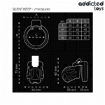 Gabbia Per Pene Silenziosa 7,5 Cm - Addicted Toys Locked - immagine 5