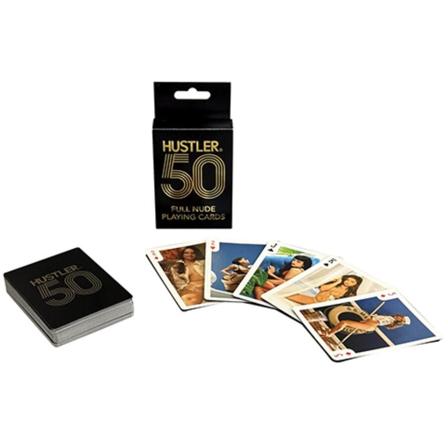 img_207937_7382f6fc7e422e2af4171411a1f56361_1.jpg Hustler 50 Carte Da Gioco Completamente Nude - Kheper Games - immagine 1
