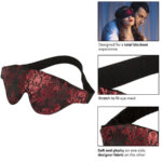 Scandal Maschera Occhi Opaca Con Dettagli Rossi - Calexotics - immagine 3