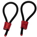 Prestige Electra Loops Anelli Per Il Pene Regolabili Rossi - Electrastim