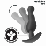 Set Di 3 Tappi Anali Modello 1 - Addicted Toys - immagine 5