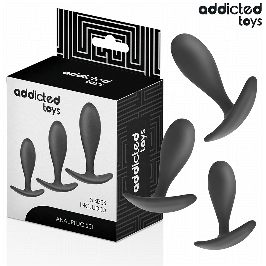 img_208815_762ee18fa6a7b7812e27714f7468f48d_1.png Set Di 3 Tappi Anali Modello 2 - Addicted Toys - immagine 1