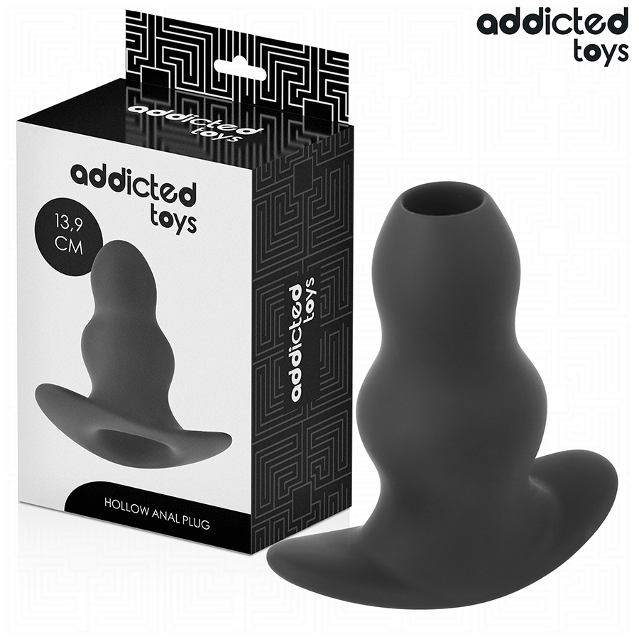 img_208903_6aa817c48b1c0cd5aa8fba163035ebb6_1.png Tappo Anale Cavo Taglia Xl 13,9 Cm - Addicted Toys - immagine 1