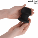 Extreme Hollow Anal Plug Taglia M 8,7 Cm - Addicted Toys - immagine 3