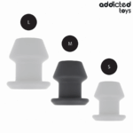 Extreme Hollow Anal Plug Taglia M 8,7 Cm - Addicted Toys - immagine 5