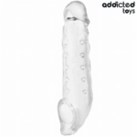 Guaina Per Pene Trasparente Taglia M 27 Cm - Addicted Toys - immagine 2