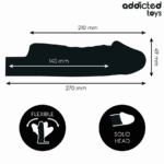 Guaina Per Pene Trasparente Taglia M 27 Cm - Addicted Toys - immagine 4