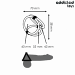 Anello Per Pene Triplo - Addicted Toys - immagine 4