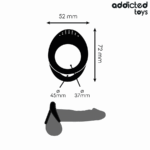 Anello Per Pene A Doppia Texture - Addicted Toys - immagine 4