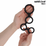 Anello Per Pene Con Divisori Per Testicoli - Addicted Toys - immagine 2