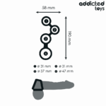 Anello Per Pene Con Divisori Per Testicoli - Addicted Toys - immagine 4