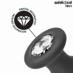 Plug Anale Con Gioiello Taglia M 10,4 Cm - Addicted Toys - immagine 3