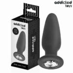 Plug Anale Con Gioiello Taglia L 12,6 Cm - Addicted Toys