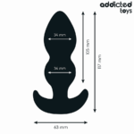 Tappo Anale Taglia L 11,7 Cm - Addicted Toys - immagine 4