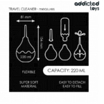 Detergente Anale Da Viaggio Taglia L 220 Ml - Addicted Toys - immagine 5
