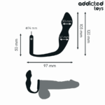 Plug Anale Con Anello Modello 2 - Addicted Toys - immagine 4