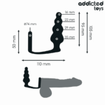 Plug Anale Con Anello Modello 5 - Addicted Toys - immagine 4