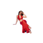 Cr  4857 Set Top Y Pantalones Rosso Talla S - Chilirose - immagine 4