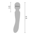 Bacchetta Massaggiatrice Zenith Light Nera - Toyjoy - immagine 3