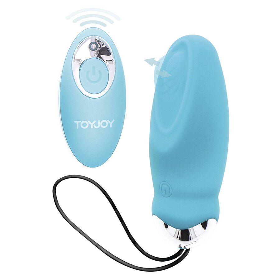 img_209555_8f0446193570bd6aa134c07b1c6ed63f_1.jpg Vibratore Happiness Sono Cos? Eggcited Con Telecomando Blu - Toyjoy - immagine 1