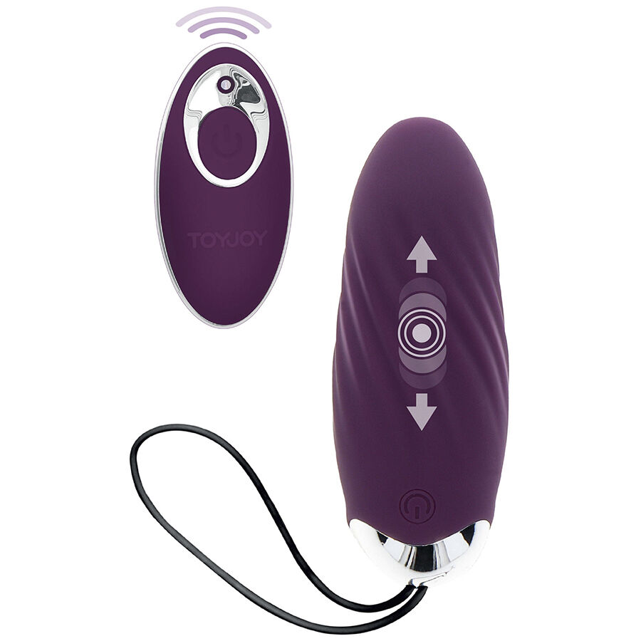 img_209576_203b7e86958a9266ca0a85e5a6c69df8_1.jpg Felicit? Knock Knock Eggstavagant Vibratore Telecomando Viola - Toyjoy - immagine 1