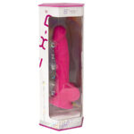 Modello Pene Realistico 18 Vibrazione Rosa + Telecomando Lrs - Silexd - immagine 7