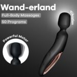 Wand Erland Massaggiatore Vibrante Nero - Satisfyer - immagine 6