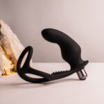 Ro-Zen Rro Plug Anale Con Anello Vibrante Per Il Pene Nero - Rocks-Off - immagine 4